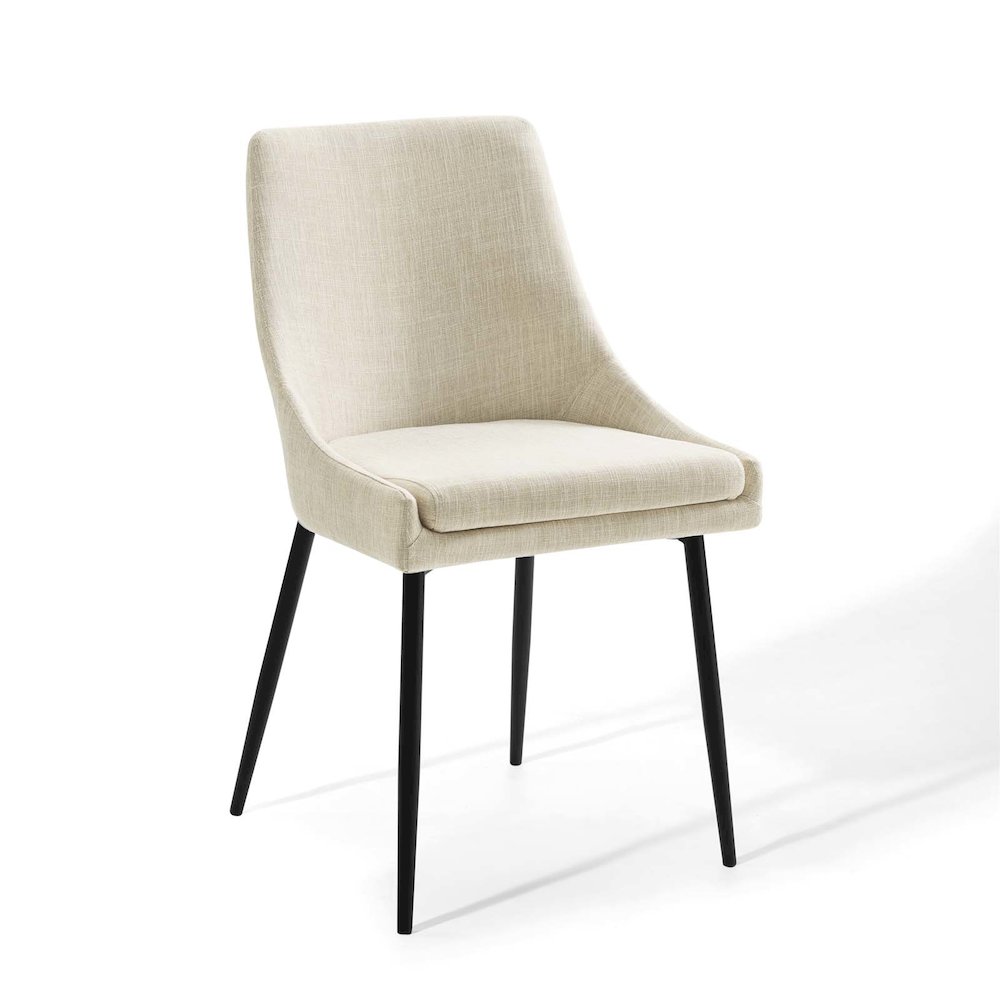 Viscount Upholstered Fabric Dining Chairs Set of 2. Picture 3