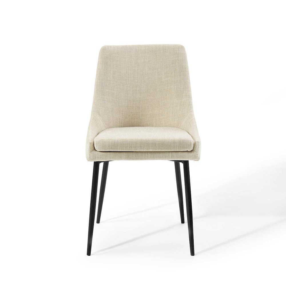 Viscount Upholstered Fabric Dining Chairs Set of 2. Picture 6