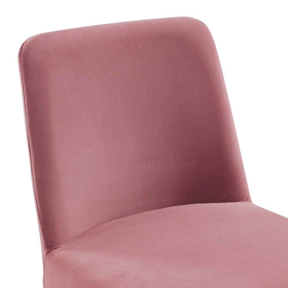 Amplify Sled Base Performance Velvet Dining Side Chair. Picture 6