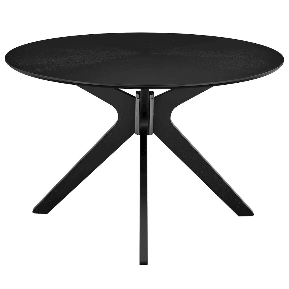 Crossroads 47" Round Wood Dining Table. Picture 4