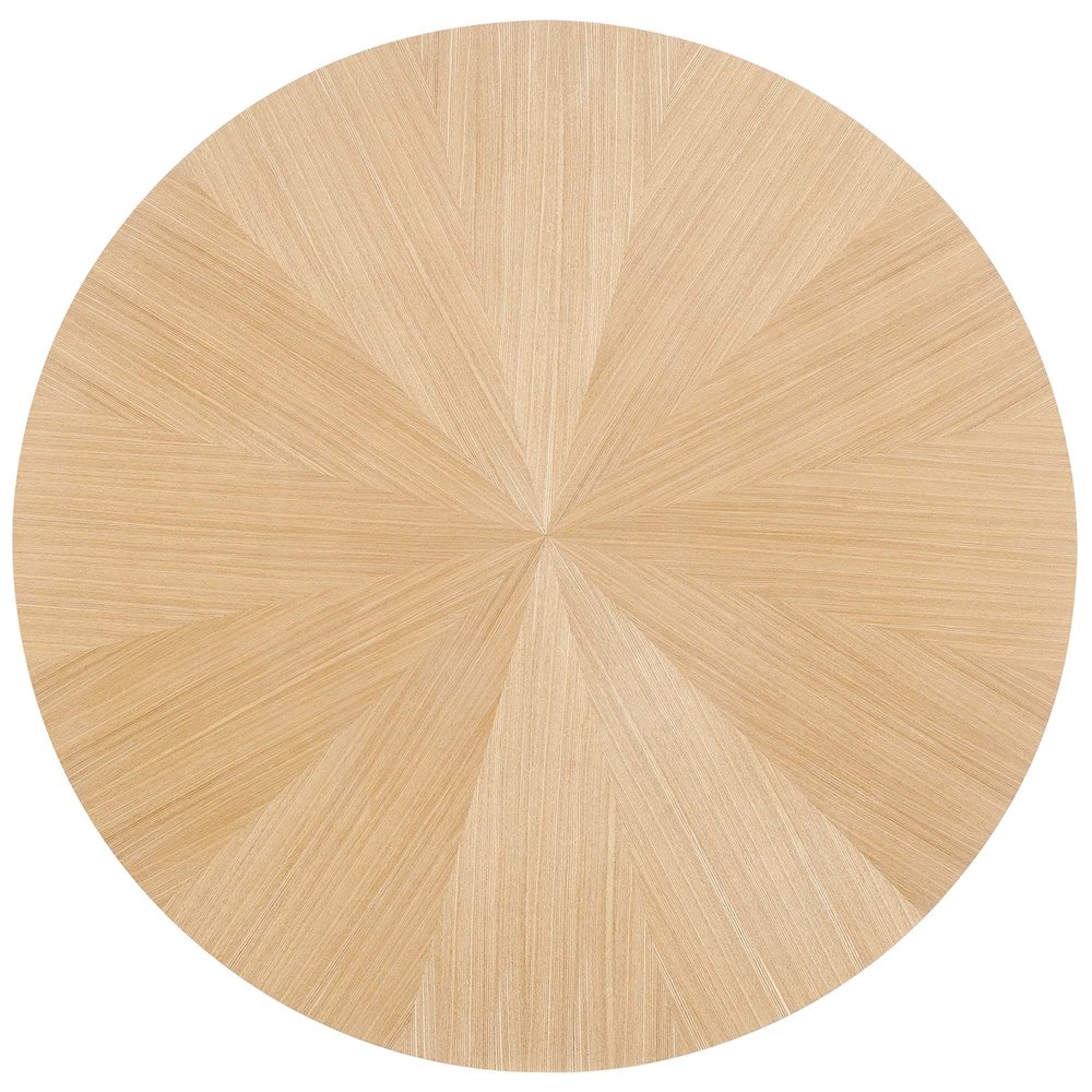 Crossroads 47" Round Wood Dining Table. Picture 5