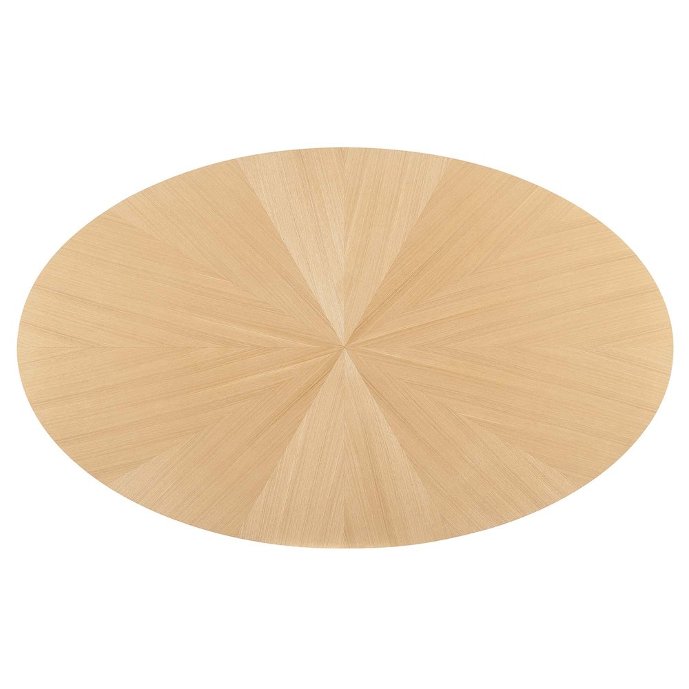 Crossroads 71" Oval Wood Dining Table. Picture 6