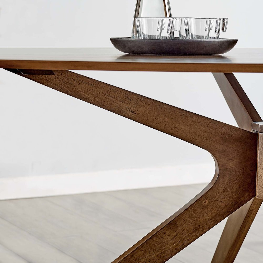 Crossroads 71" Oval Wood Dining Table. Picture 8