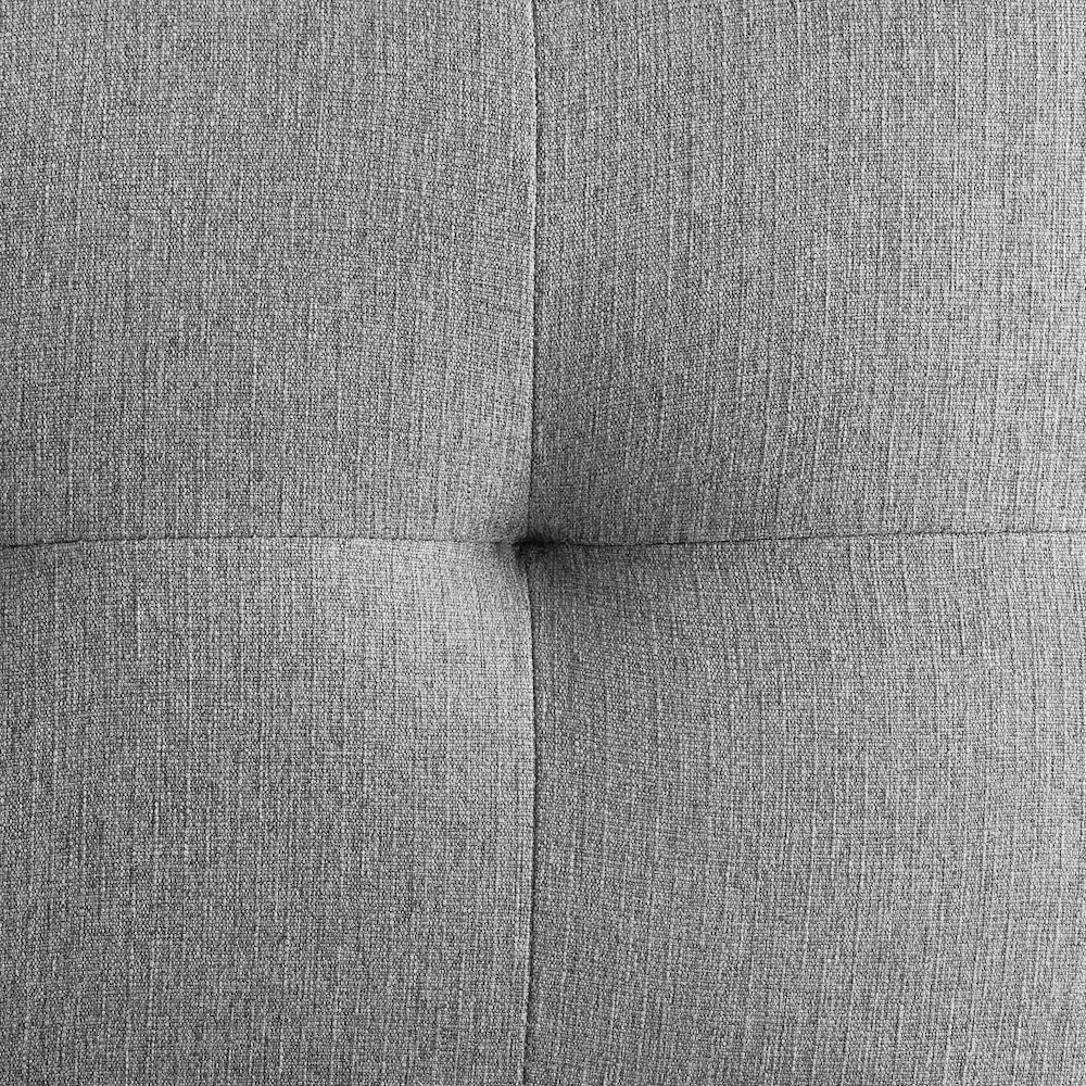 Privy Black Stainless Steel Upholstered Fabric Counter Stool. Picture 6