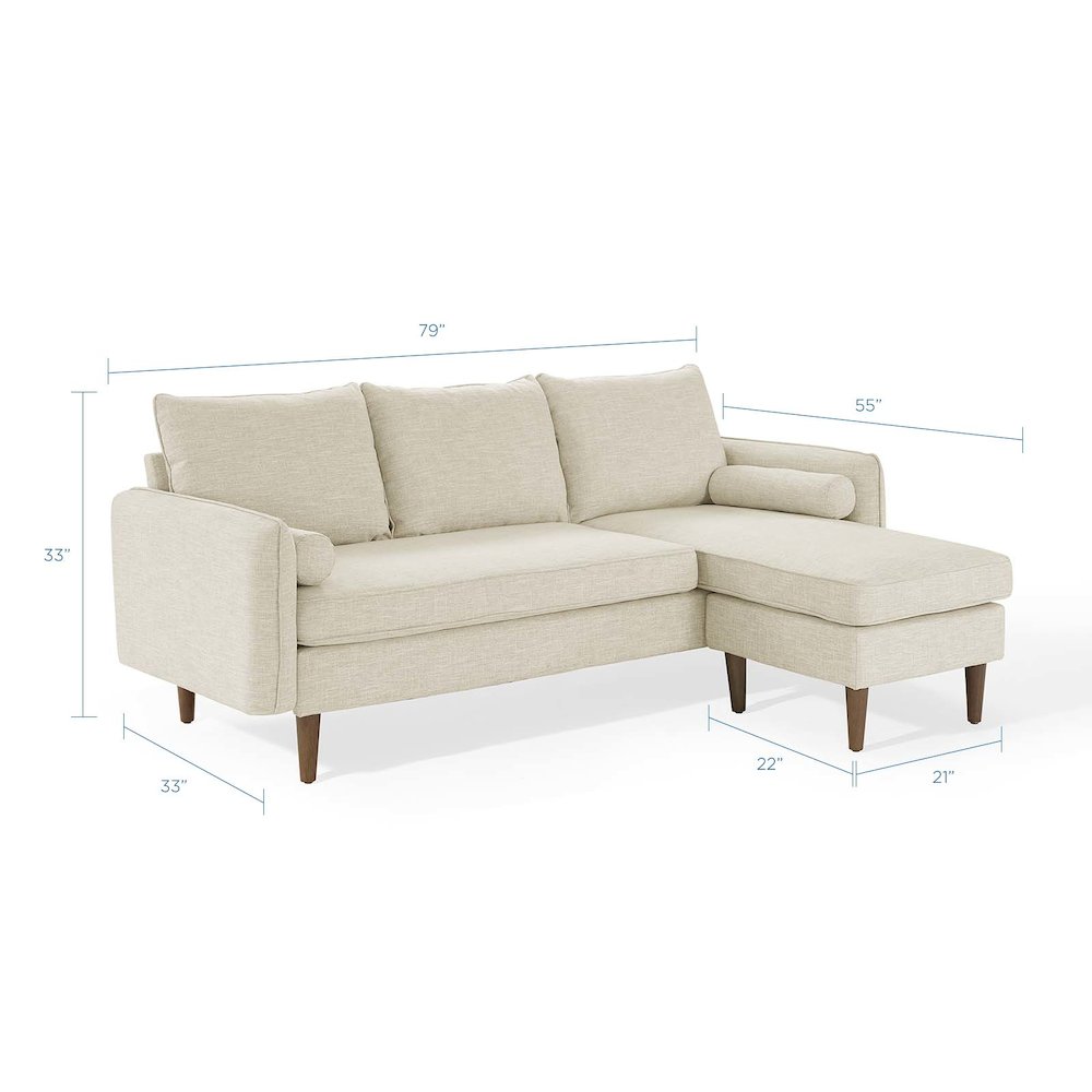 Revive Upholstered Right or Left Sectional Sofa. Picture 5