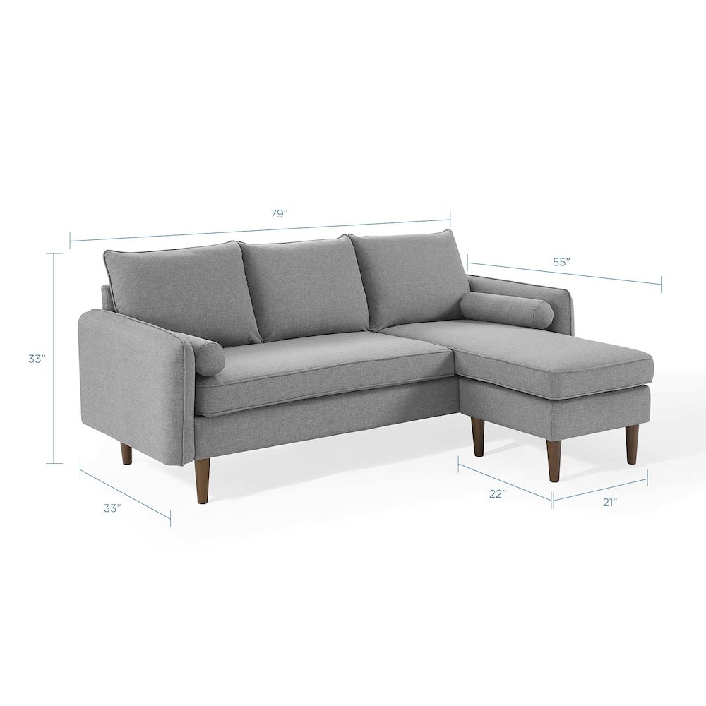 Revive Upholstered Right or Left Sectional Sofa. Picture 5