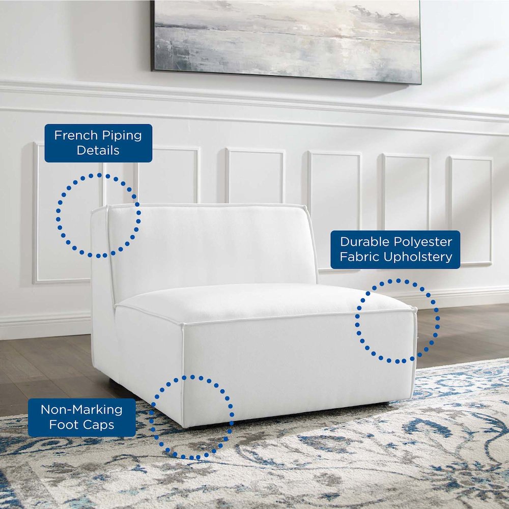 Restore Sectional Sofa Armless Chair. Picture 6
