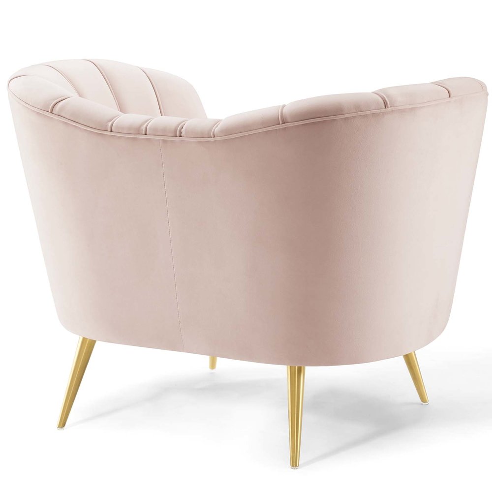 Opportunity Performance Velvet Armchair. Picture 4