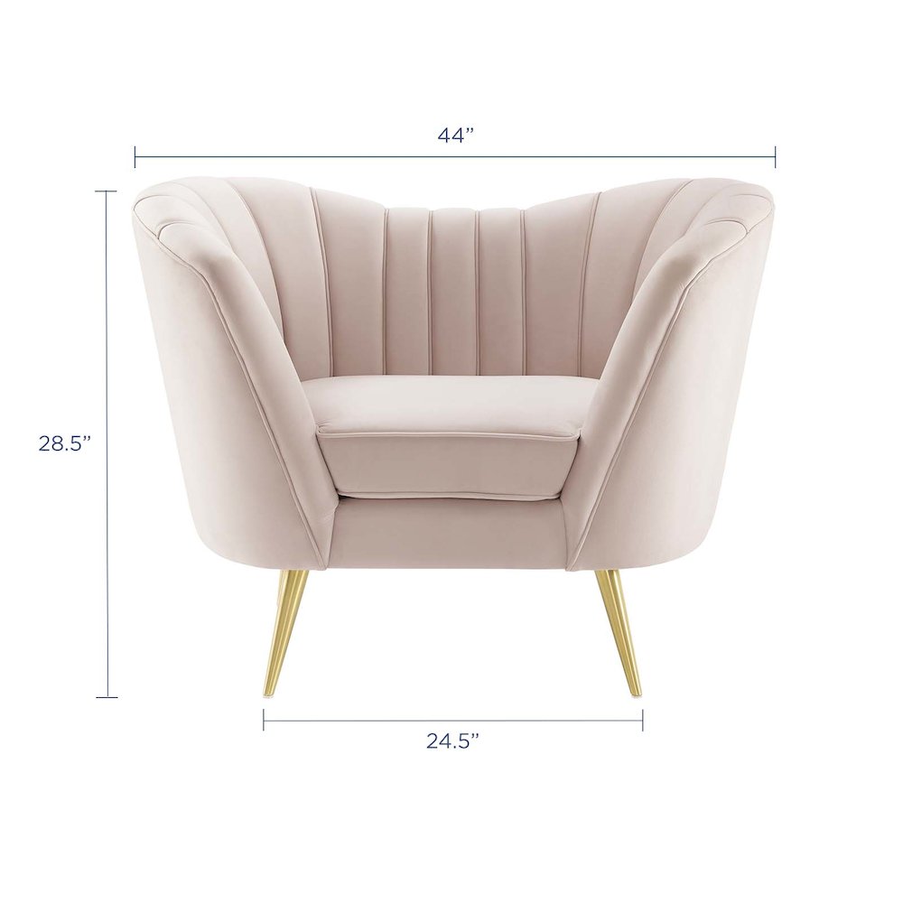 Opportunity Performance Velvet Armchair. Picture 2