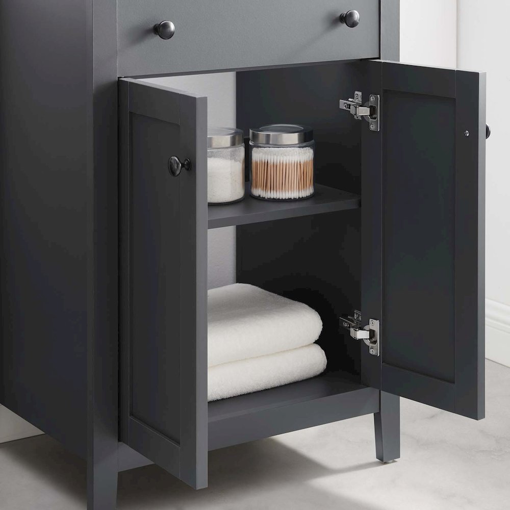 Nantucket 24" Bathroom Vanity Cabinet (Sink Basin Not Included). Picture 8