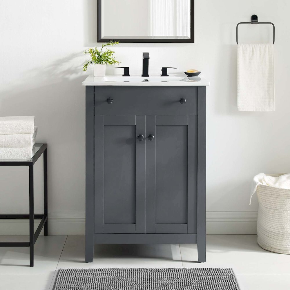 Nantucket 24" Bathroom Vanity Cabinet (Sink Basin Not Included). Picture 6