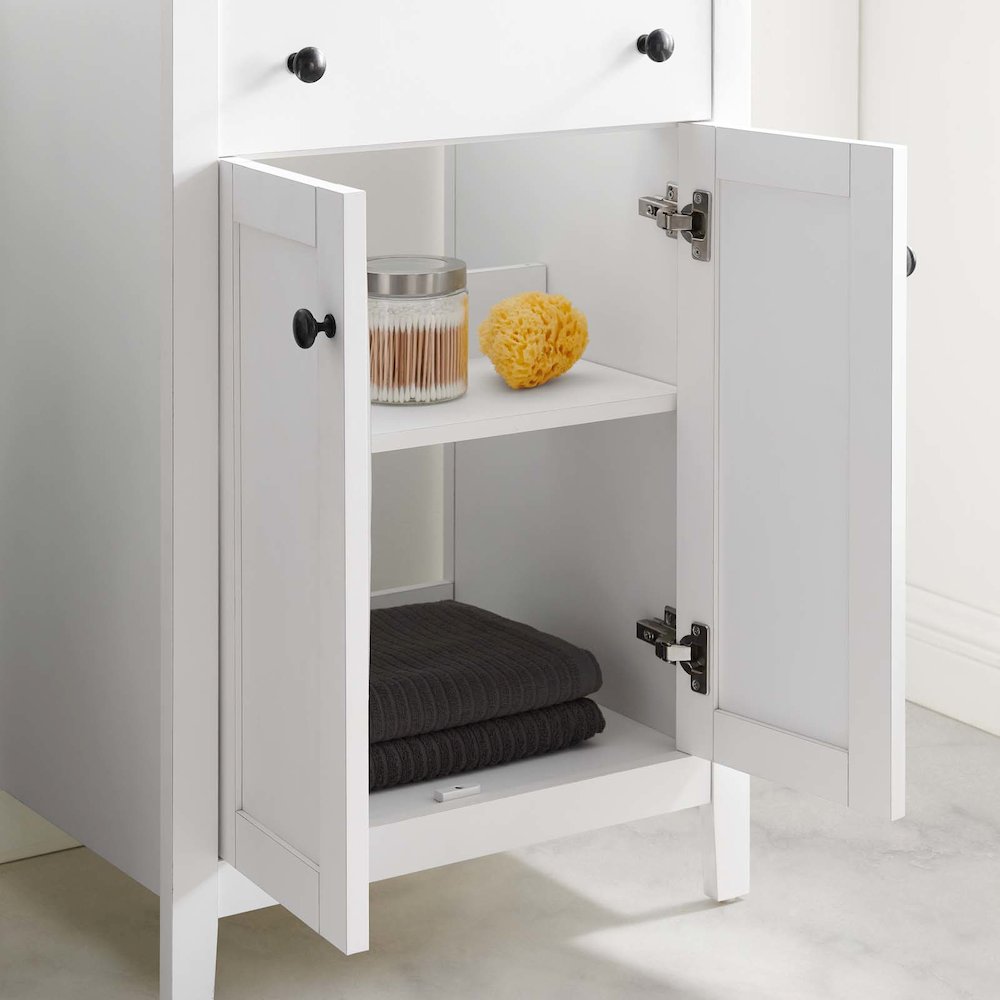 Nantucket 24" Bathroom Vanity Cabinet (Sink Basin Not Included). Picture 8