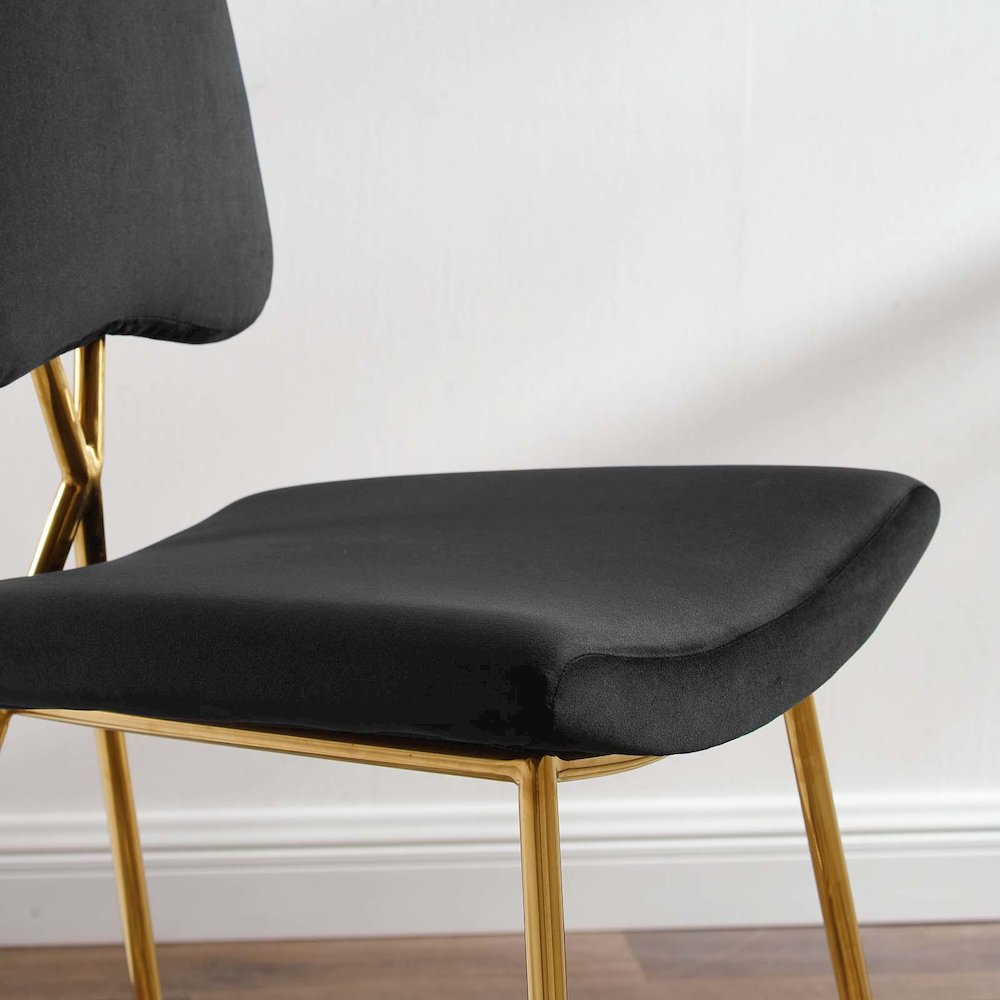 Ponder Performance Velvet Counter Stool. Picture 8