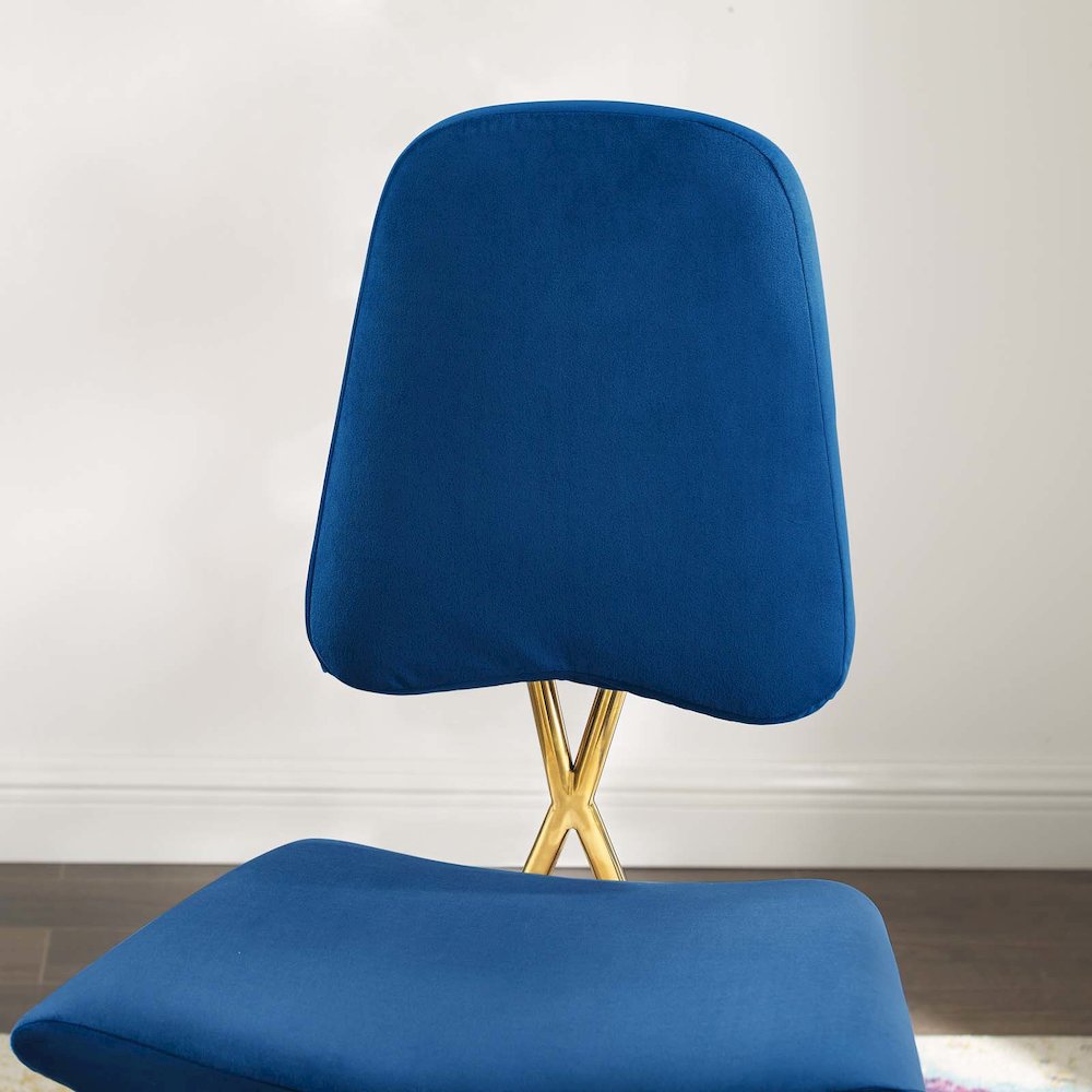Ponder Performance Velvet Counter Stool. Picture 8