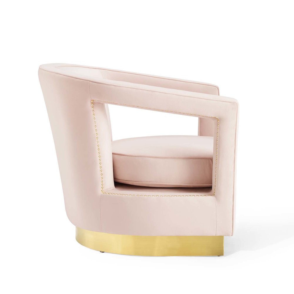 Frolick Performance Velvet Armchair. Picture 3