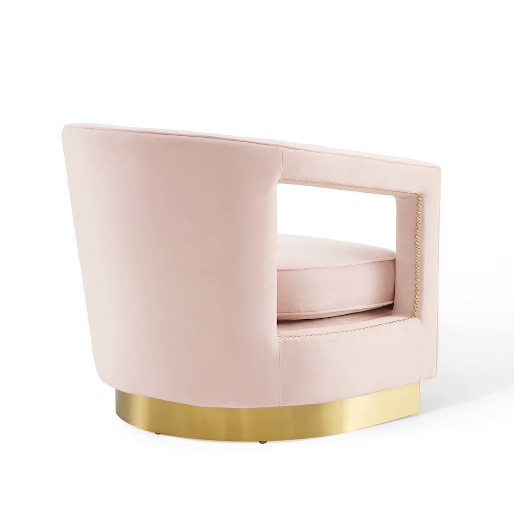 Frolick Performance Velvet Armchair. Picture 4