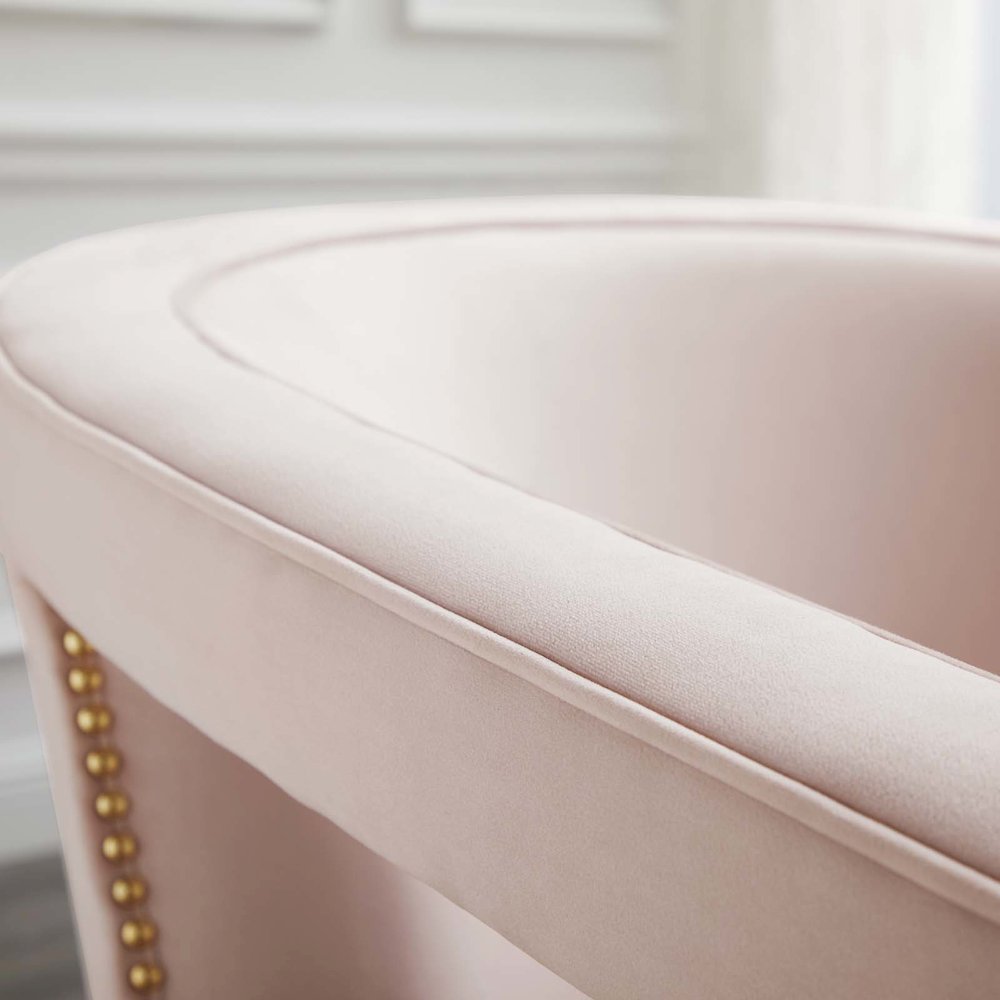 Frolick Performance Velvet Armchair. Picture 9