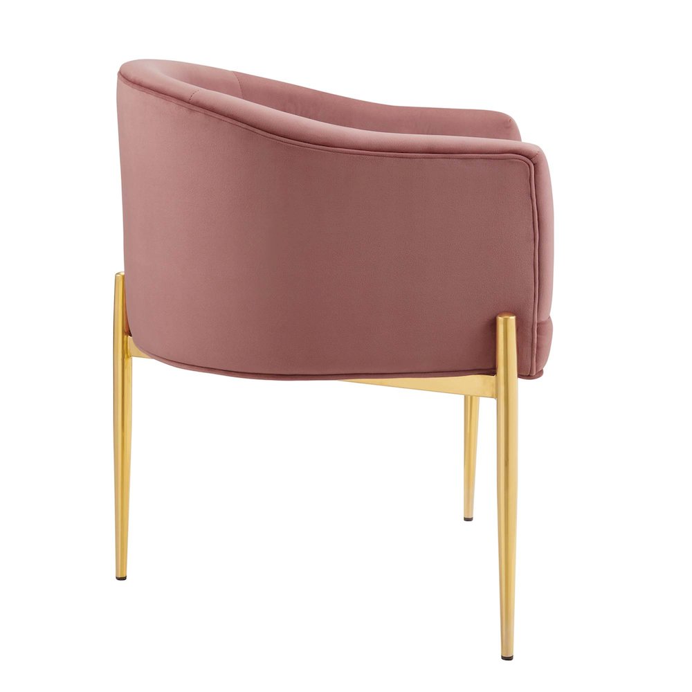 Savour Tufted Performance Velvet Accent Chair. Picture 3