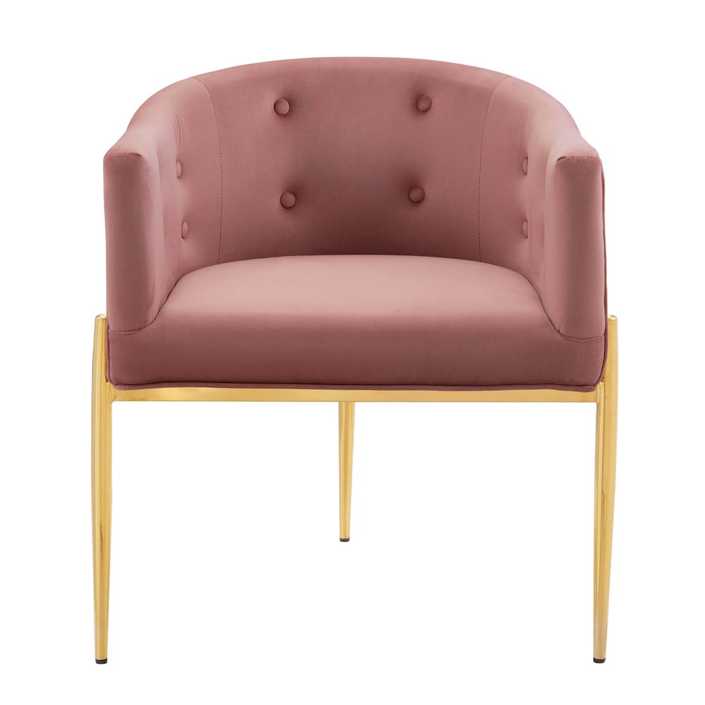 Savour Tufted Performance Velvet Accent Chair. Picture 5