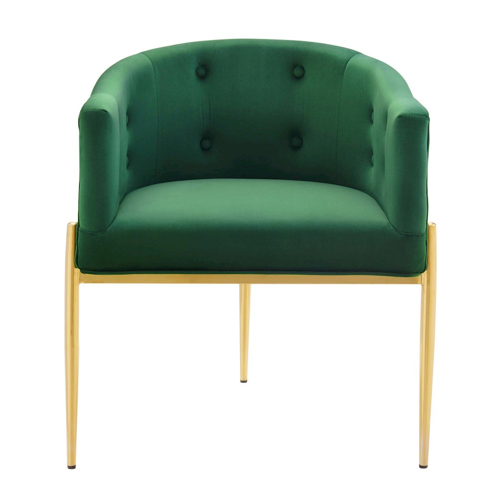 Savour Tufted Performance Velvet Accent Chair. Picture 5