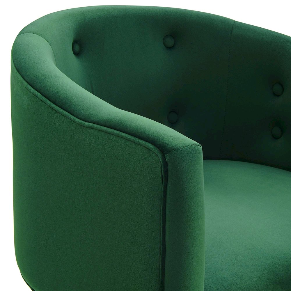 Savour Tufted Performance Velvet Accent Chair. Picture 6