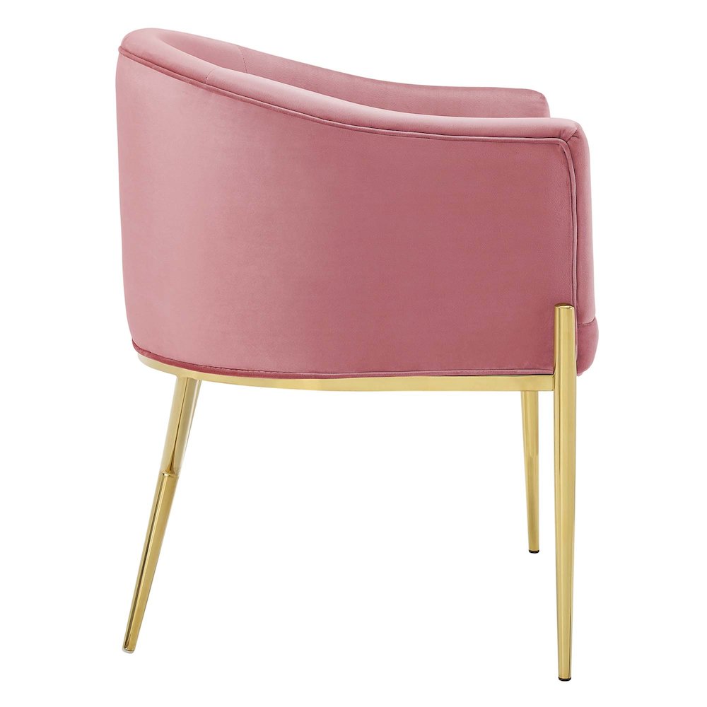 Savour Tufted Performance Velvet Accent Dining Armchair. Picture 2