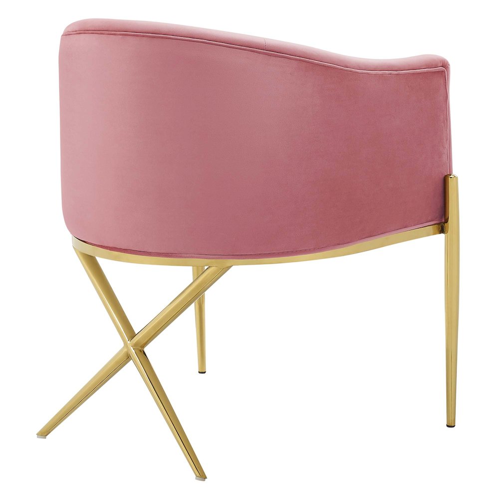 Savour Tufted Performance Velvet Accent Dining Armchair. Picture 3