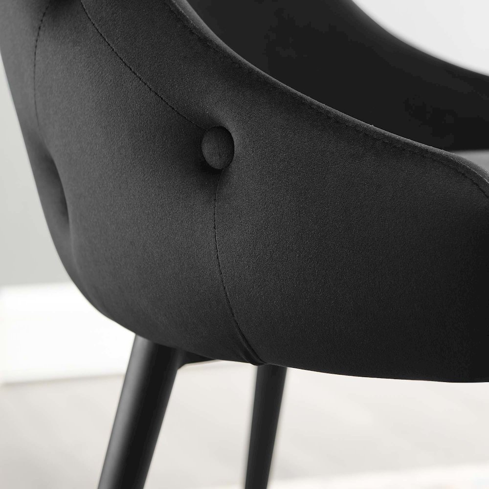 Adorn Tufted Performance Velvet Dining Side Chair. Picture 8