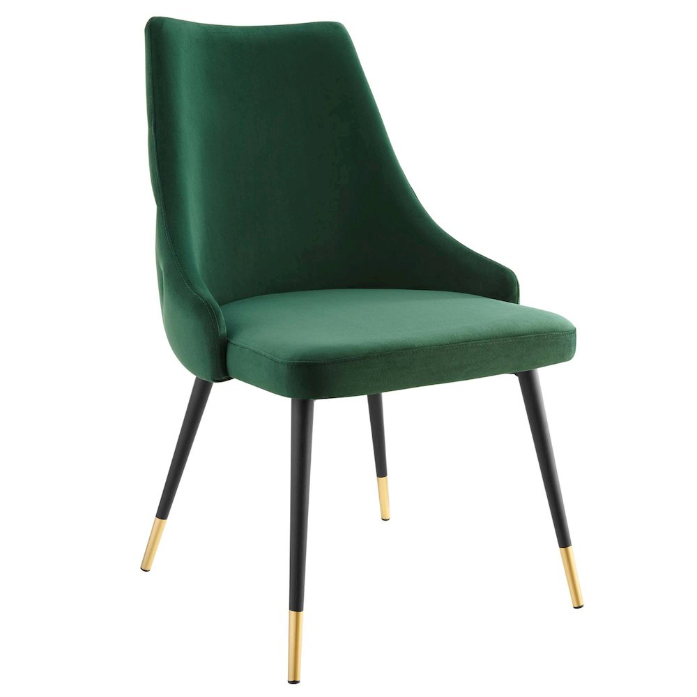 Adorn Tufted Performance Velvet Dining Side Chair. Picture 1
