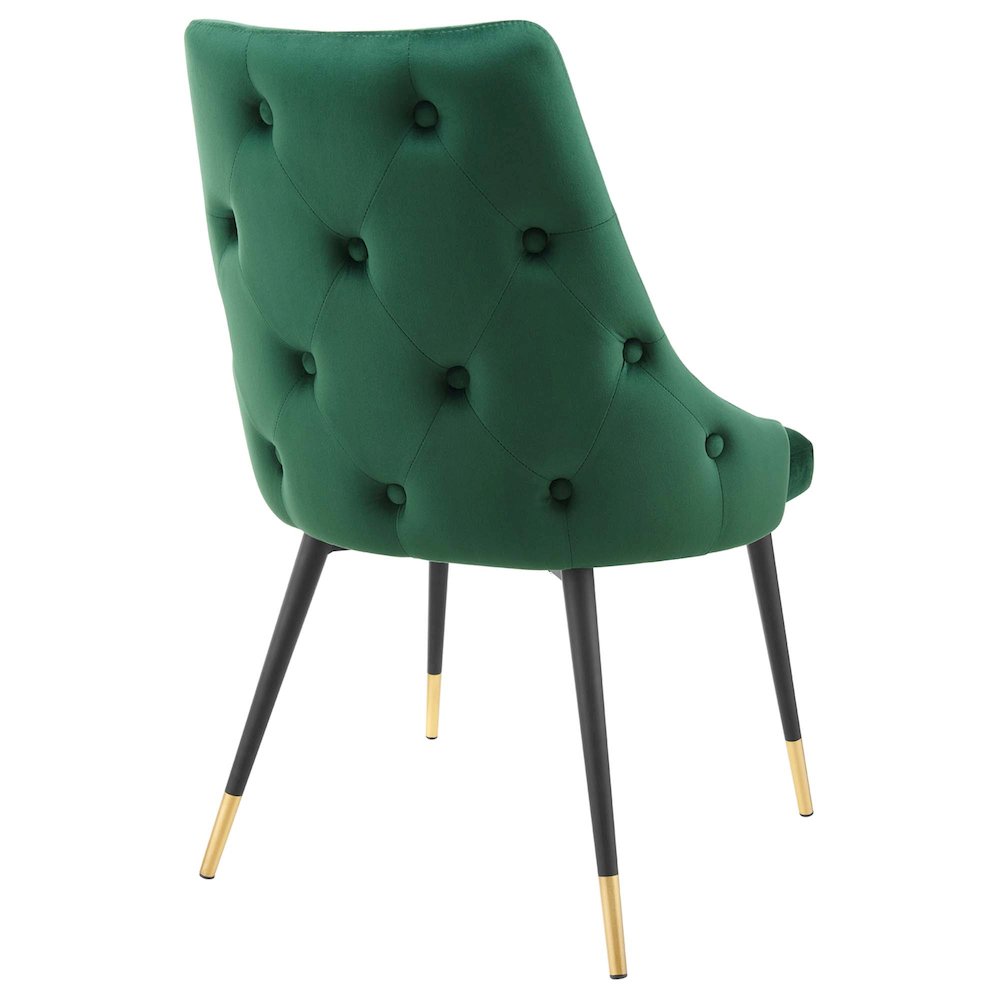 Adorn Tufted Performance Velvet Dining Side Chair. Picture 4