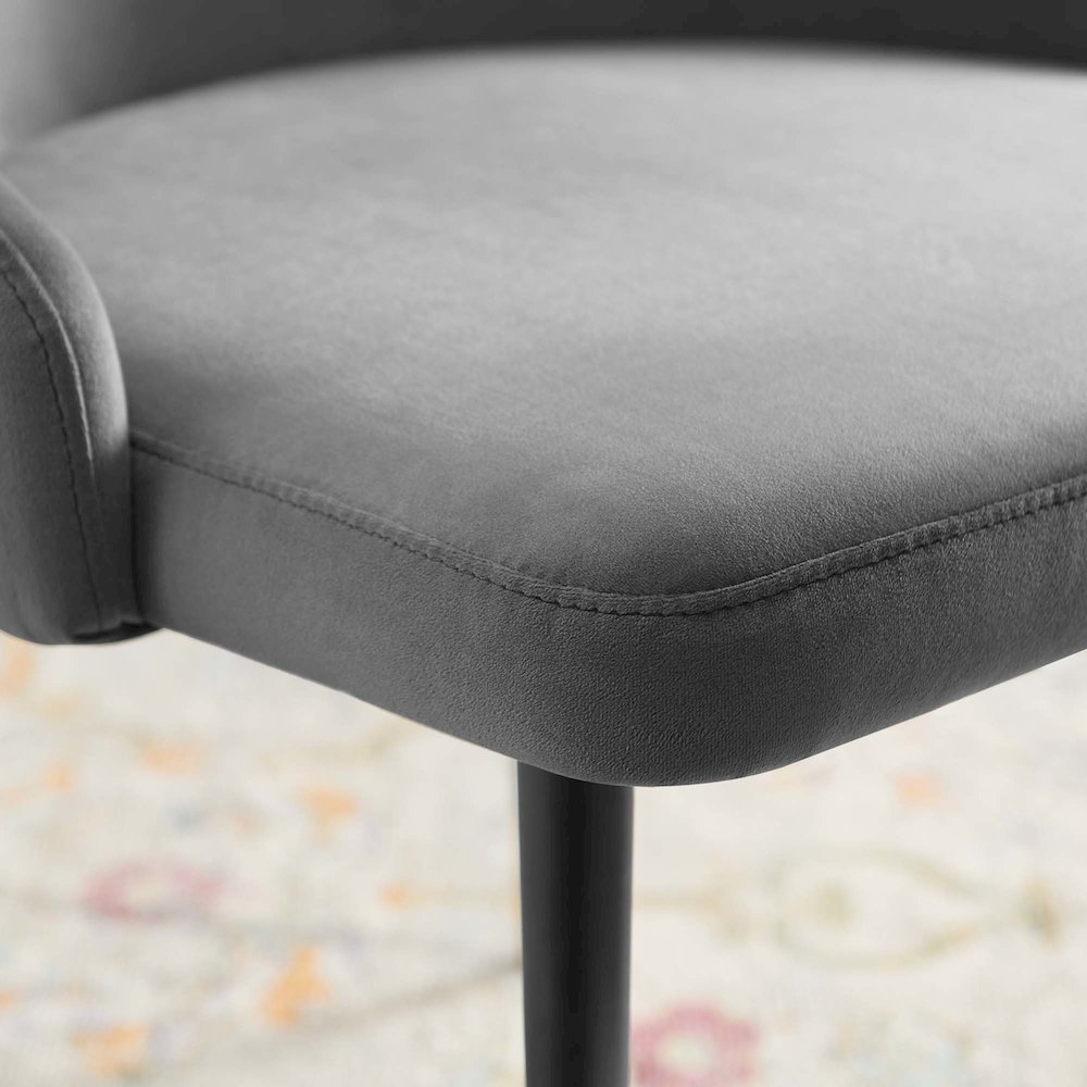 Adorn Tufted Performance Velvet Dining Side Chair. Picture 8