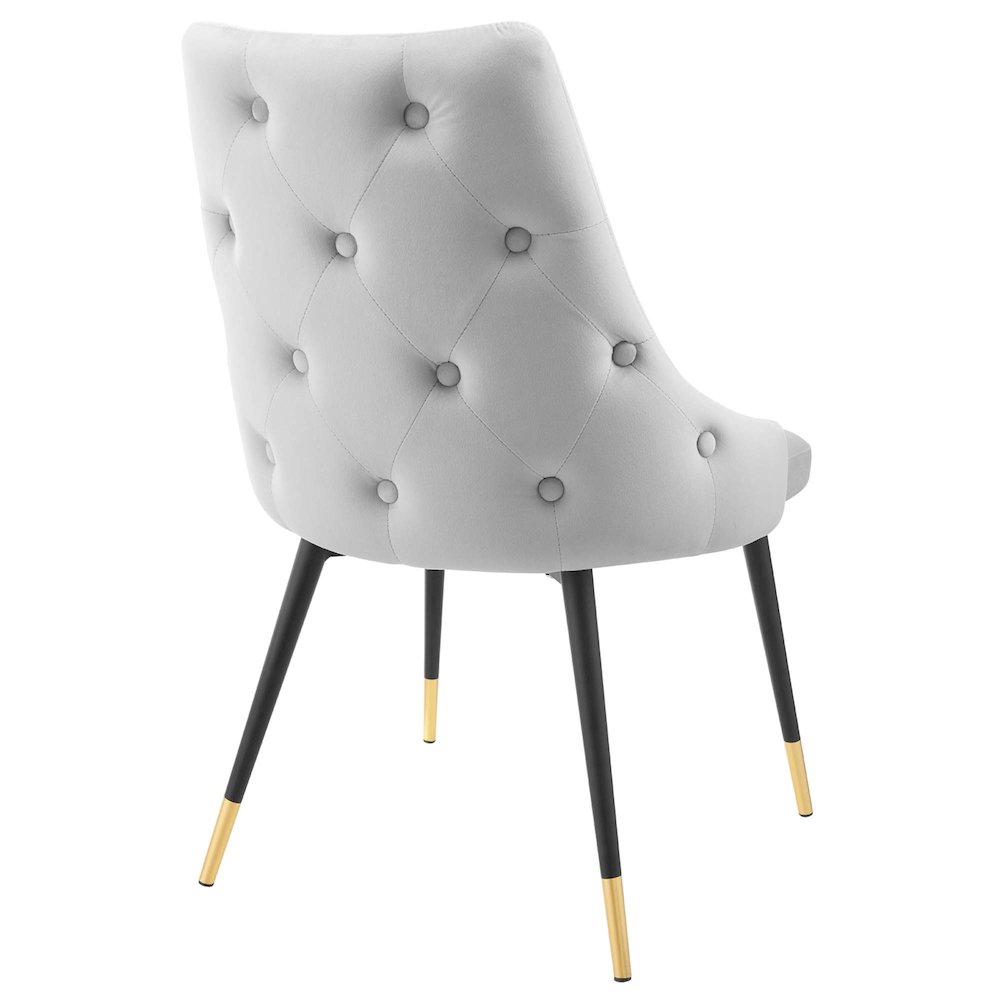 Adorn Tufted Performance Velvet Dining Side Chair. Picture 4