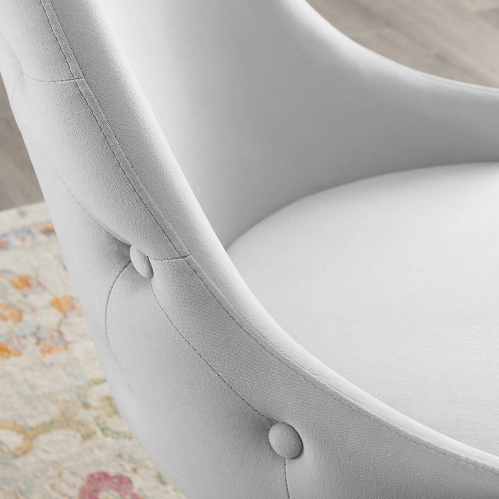 Adorn Tufted Performance Velvet Dining Side Chair. Picture 8