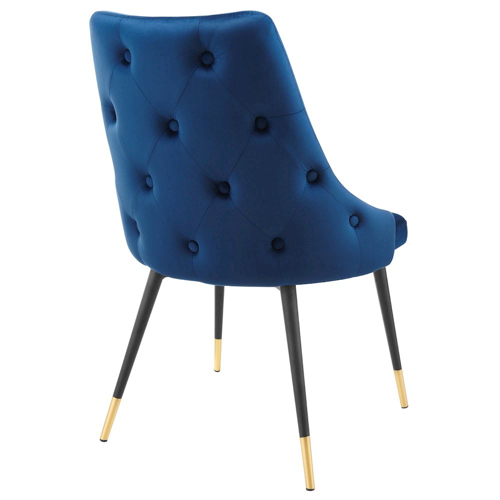 Adorn Tufted Performance Velvet Dining Side Chair. Picture 4