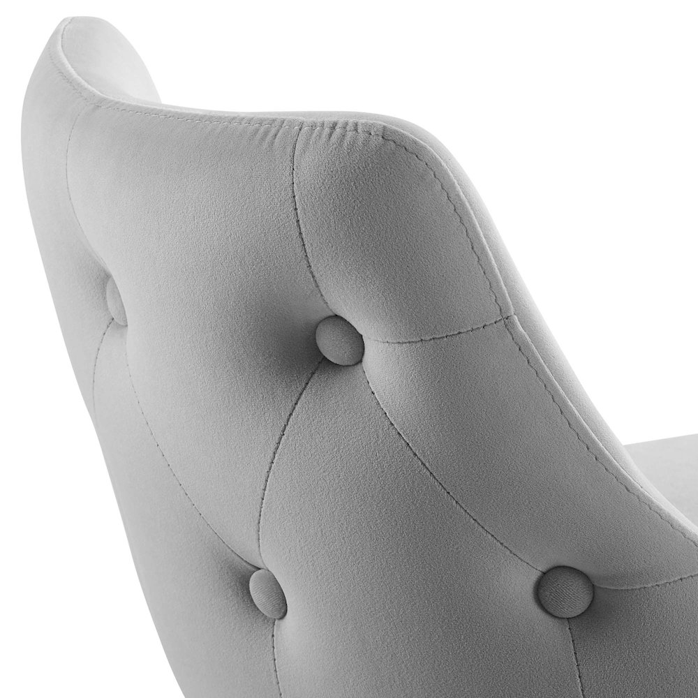 Adorn Performance Velvet Counter Stool. Picture 6