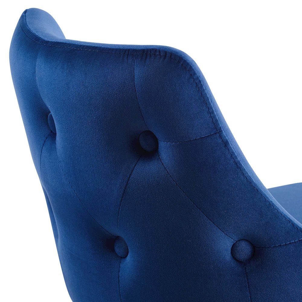 Adorn Performance Velvet Counter Stool. Picture 5