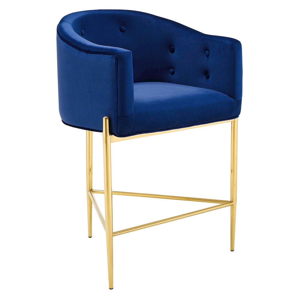 Savour Tufted Counter Stool. Picture 1