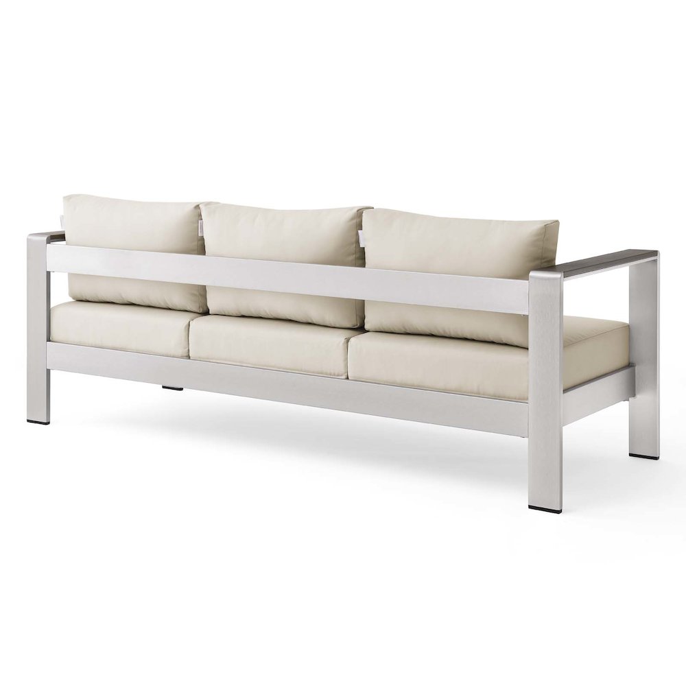 Shore Outdoor Patio Aluminum Sofa. Picture 5