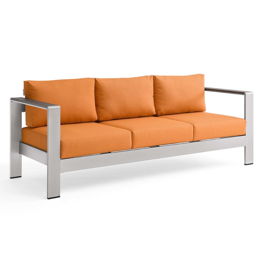 Shore Outdoor Patio Aluminum Sofa. Picture 1