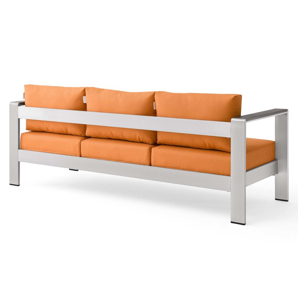 Shore Outdoor Patio Aluminum Sofa. Picture 5