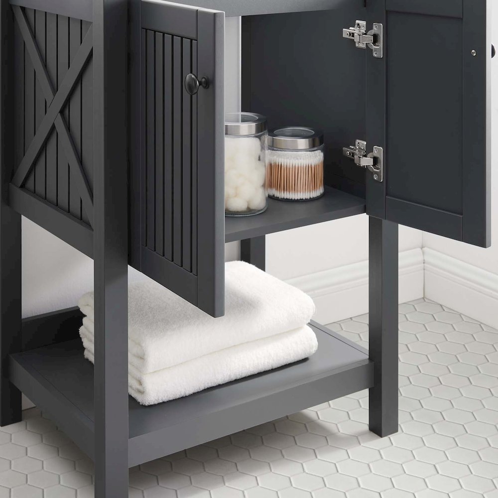 Steam 23" Bathroom Vanity Cabinet (Sink Basin Not Included). Picture 9