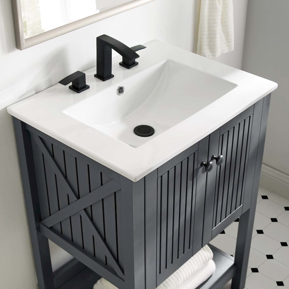 Steam 23" Bathroom Vanity Cabinet (Sink Basin Not Included). Picture 7