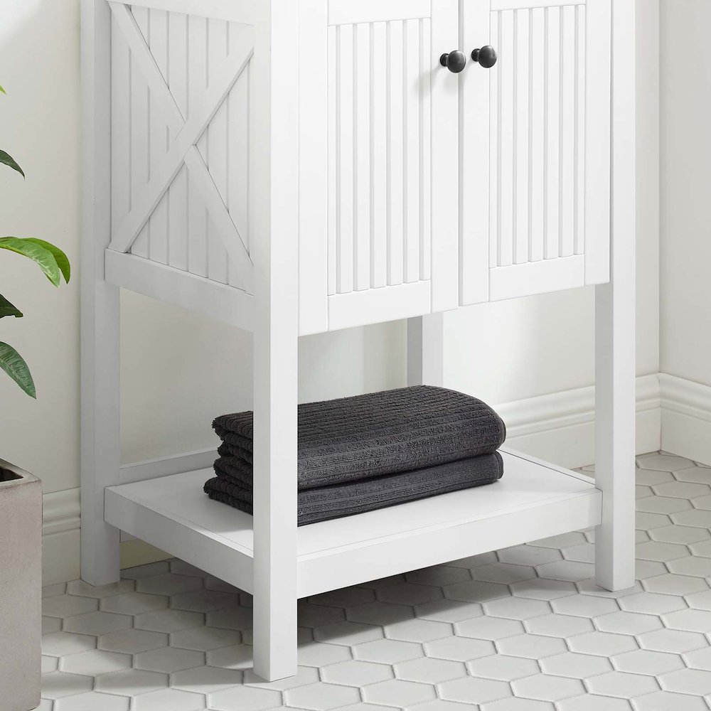 Steam 23" Bathroom Vanity Cabinet (Sink Basin Not Included). Picture 8