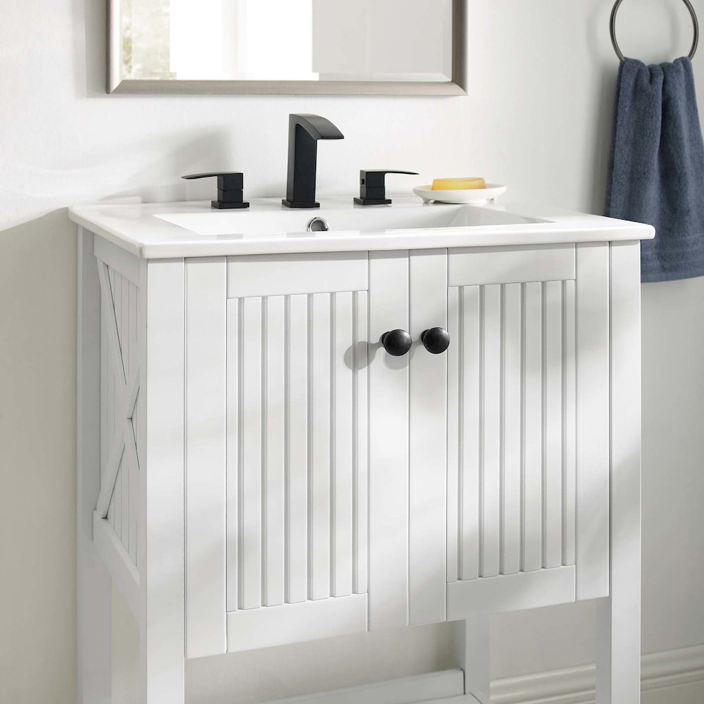 Steam 23" Bathroom Vanity Cabinet (Sink Basin Not Included). Picture 7