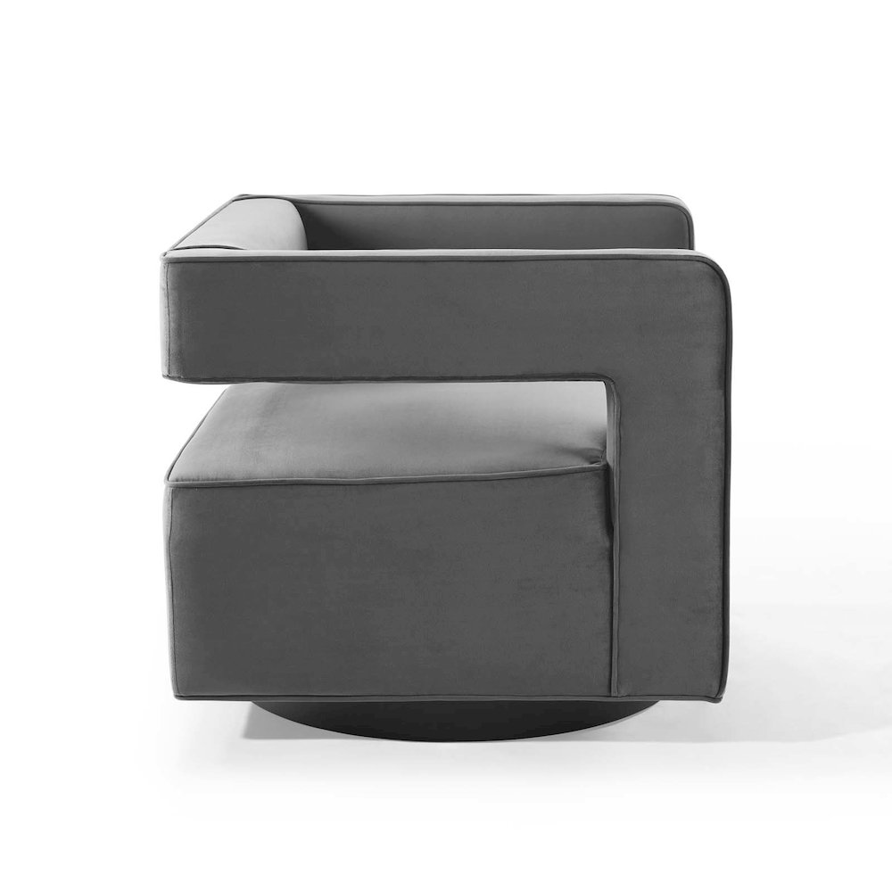 Booth Performance Velvet Performance Velvet Swivel Armchair. Picture 3