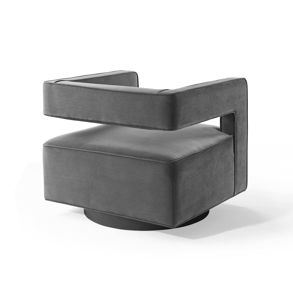 Booth Performance Velvet Performance Velvet Swivel Armchair. Picture 4