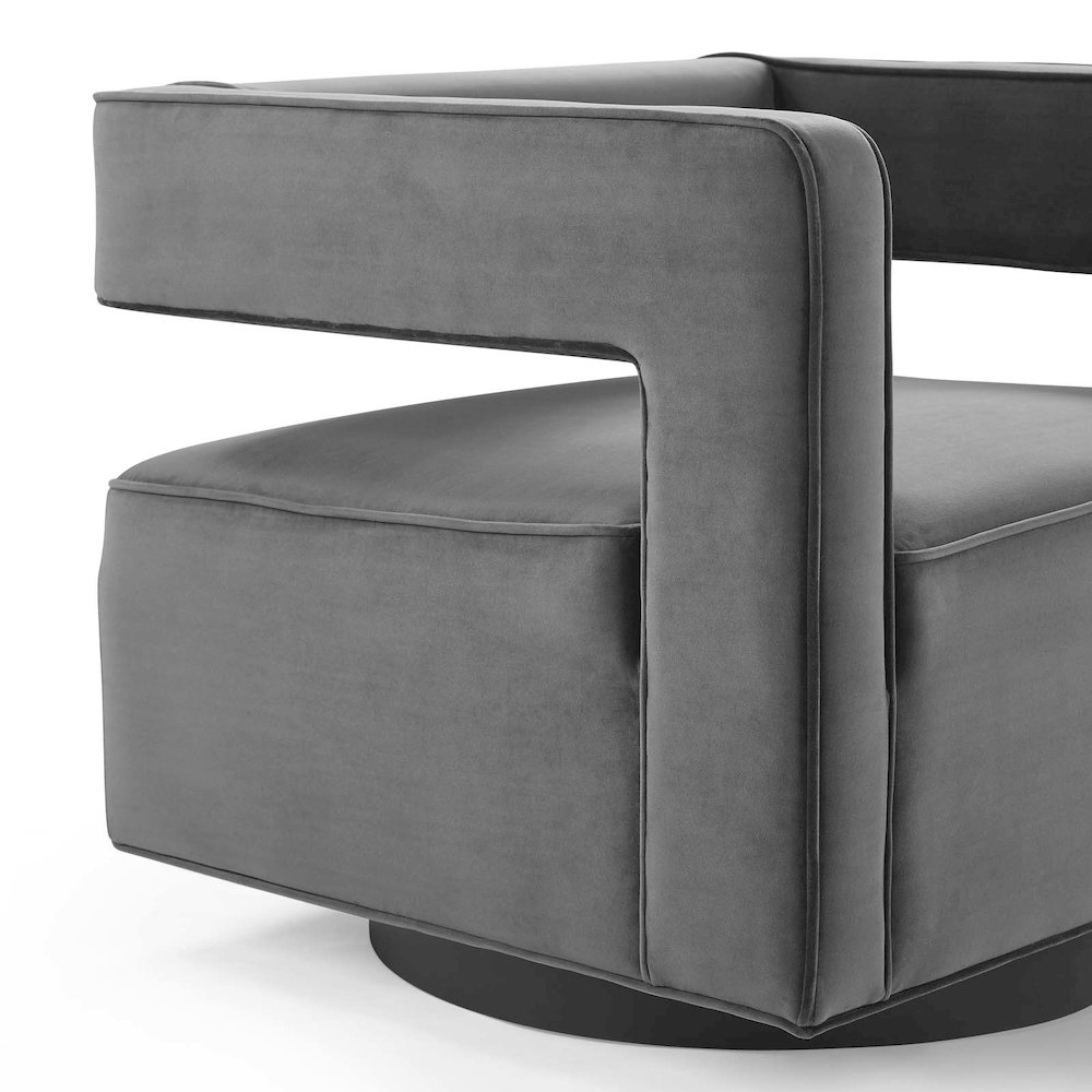 Booth Performance Velvet Performance Velvet Swivel Armchair. Picture 6
