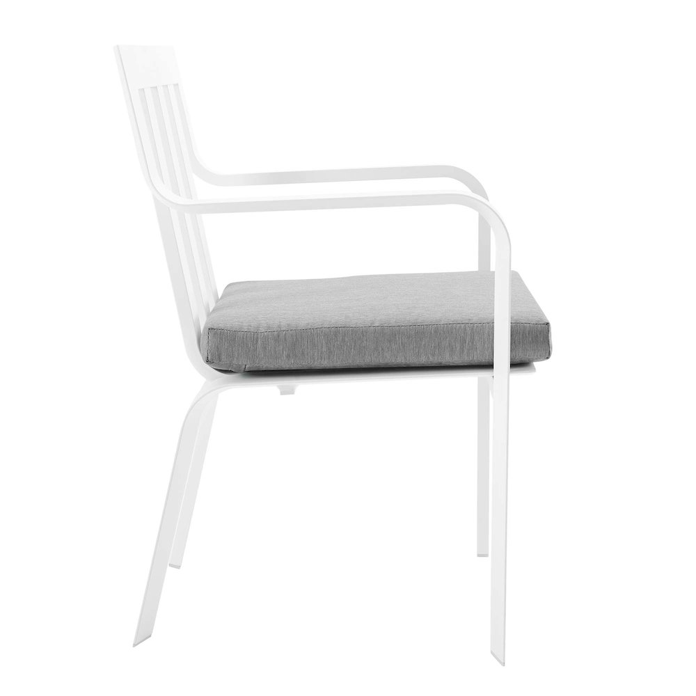 Baxley Outdoor Patio Aluminum Armchair Set of 2. Picture 3