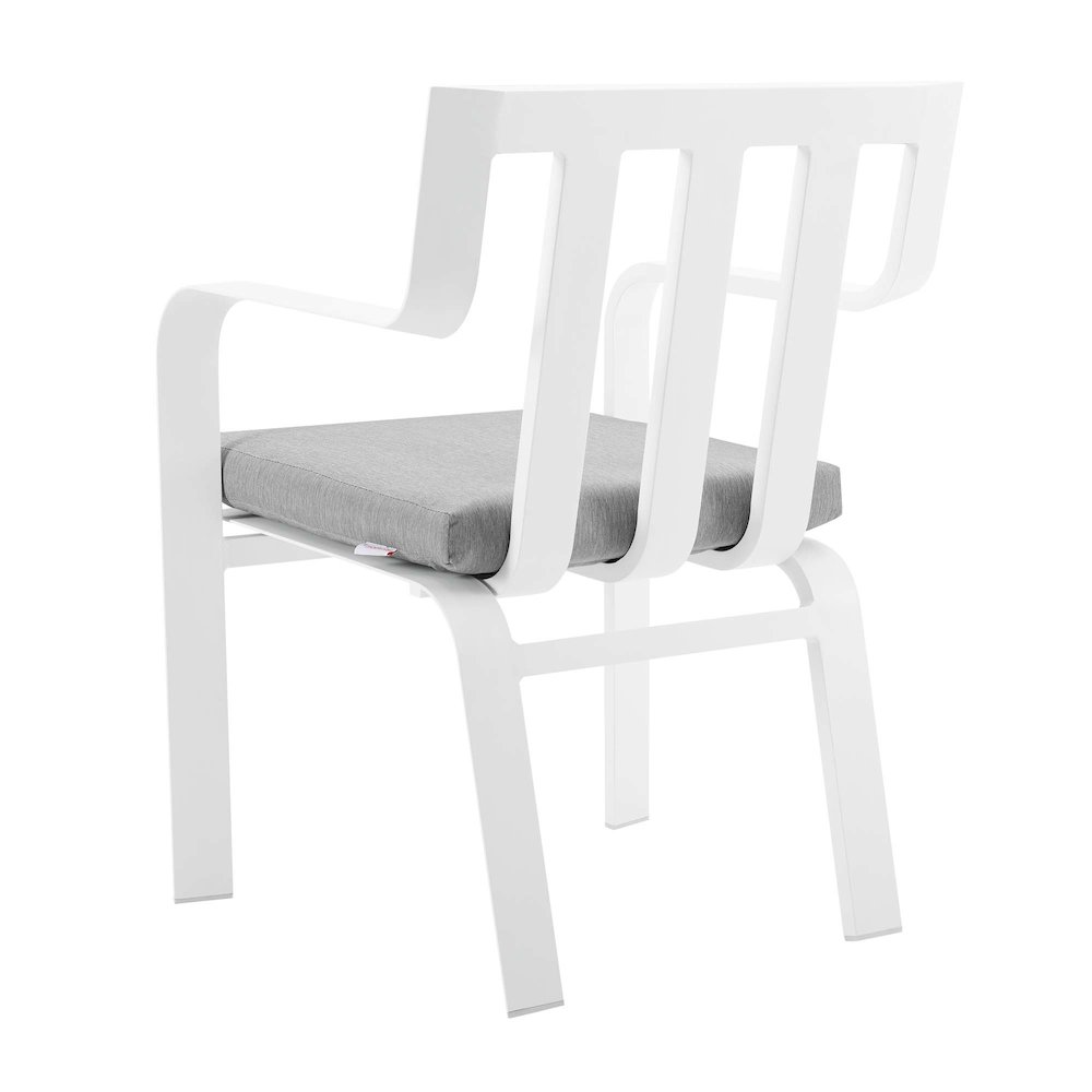Baxley Outdoor Patio Aluminum Armchair Set of 2. Picture 4