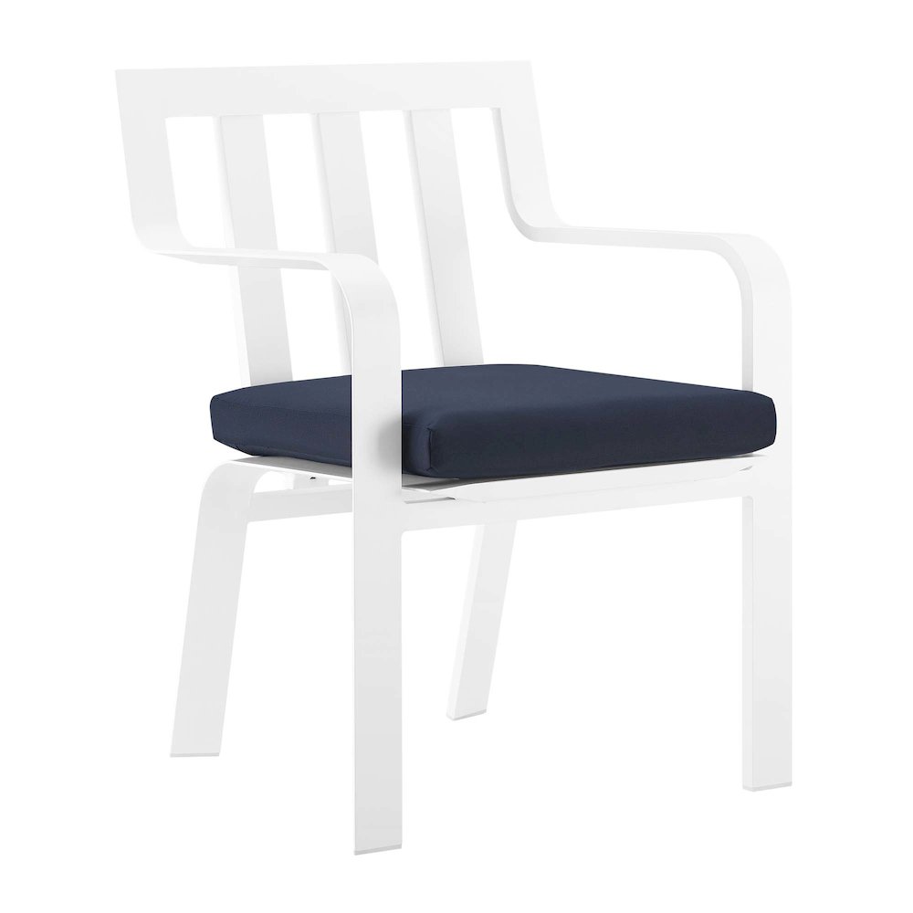 Baxley Outdoor Patio Aluminum Armchair Set of 2. Picture 3